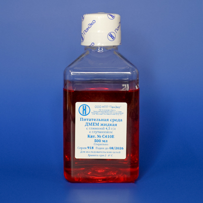 DMEM medium, with glutamine, glucose content 4,5 g/l, with Na pyruvate